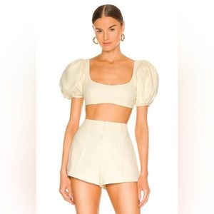 For Love & Lemons Courtney Crop Top